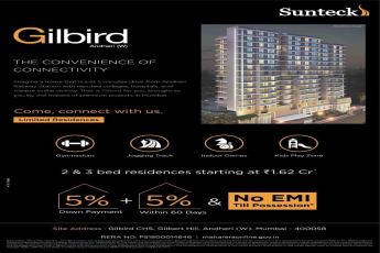 Pay no EMI till possession at Sunteck Gilbird in Mumbai